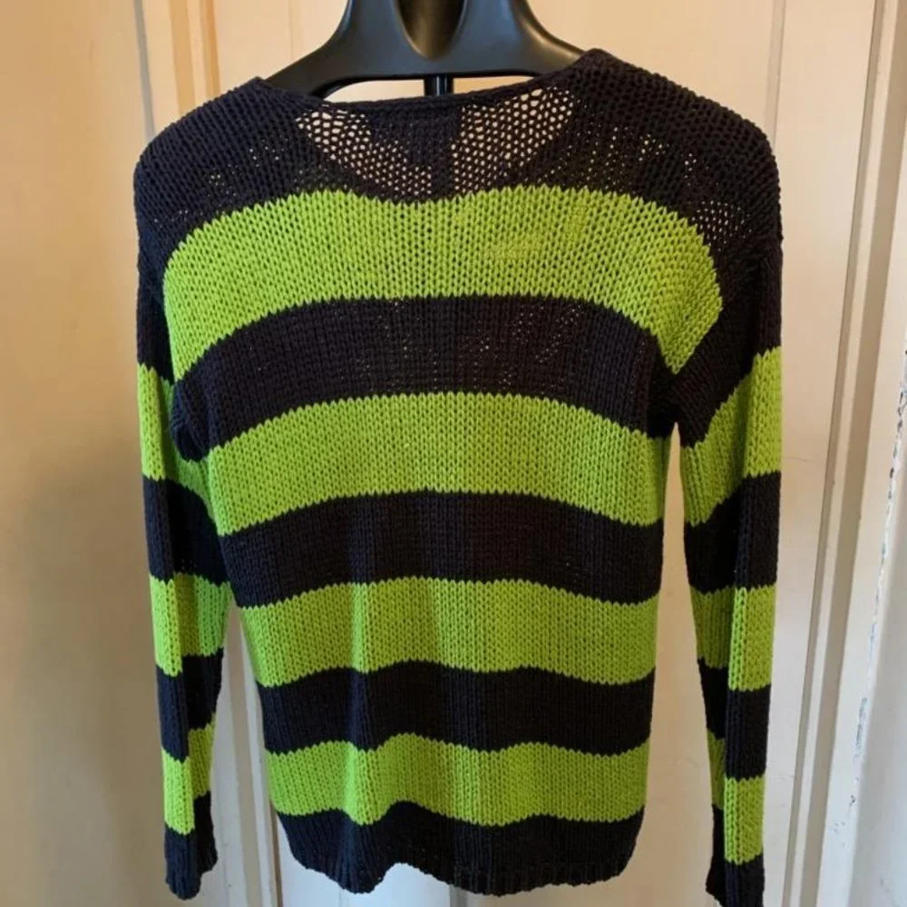 Michael Kors Green and Blue Sweater